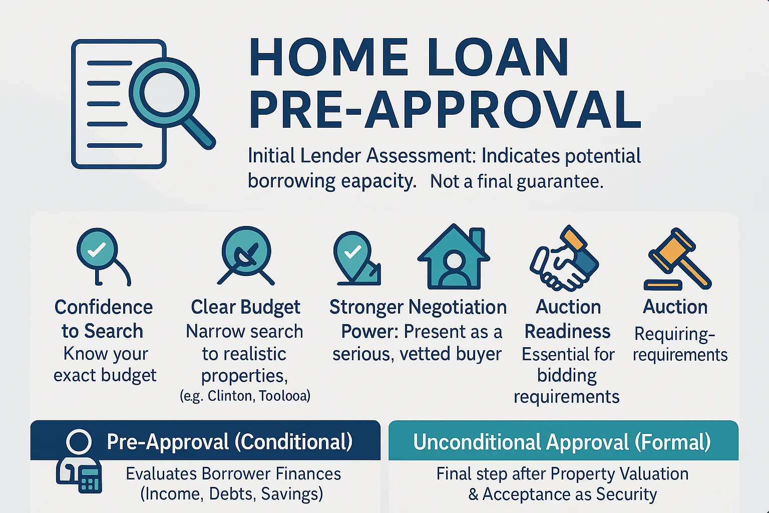 Home loan pre-approval steps for Gladstone buyers