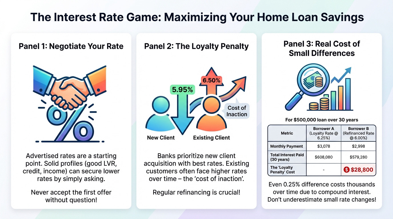Graph showing mortgage interest savings over time compared to bank profits